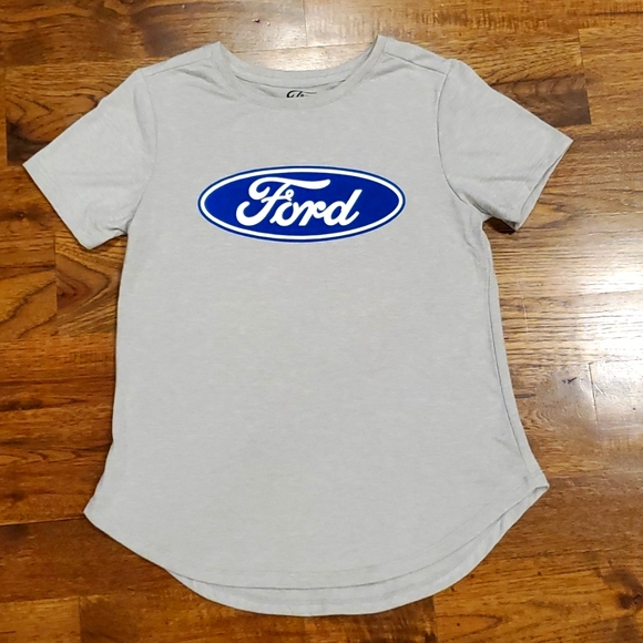 Ford Tops - Womens Ford gray graphic print logo t-shirt size L